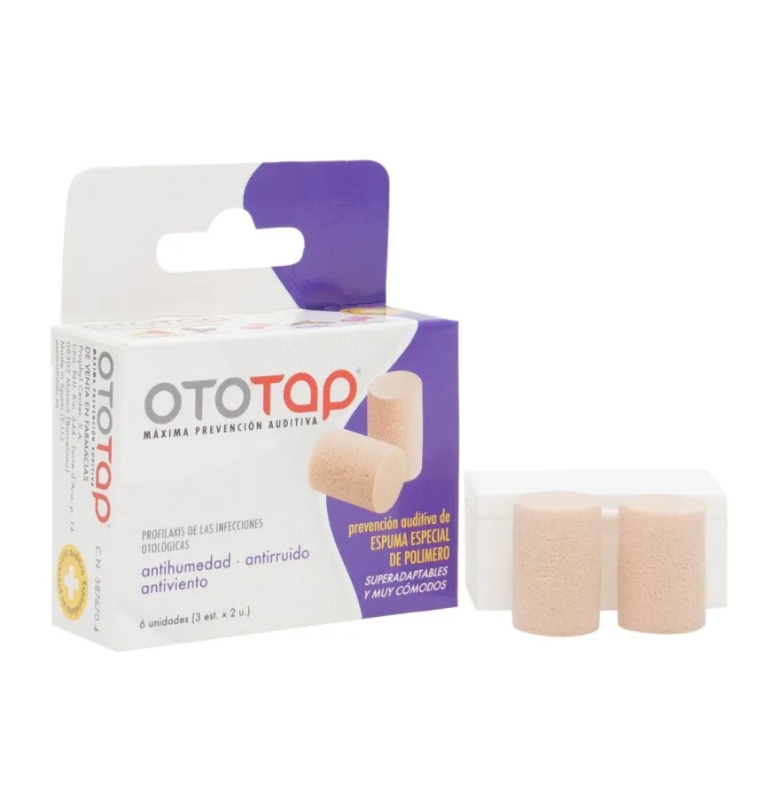 Tapones Oidos Gomaespuma - Ototap (6 Unidades) - Procesa
