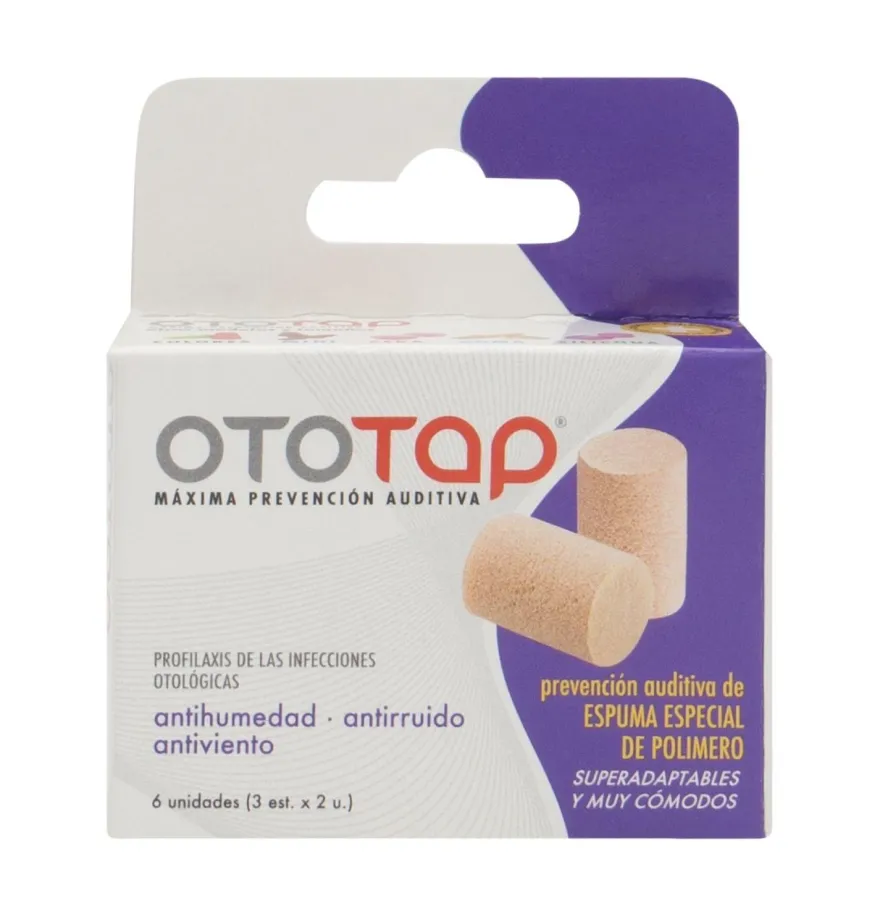 Tapones Oidos Gomaespuma - Ototap (6 Unidades) - Procesa