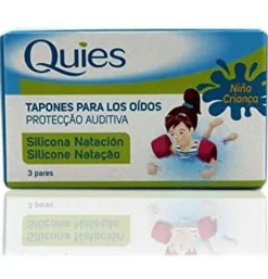 Tapones Oidos Silicona - Quies Agua (natacion 6 Unidades Niño) - Laboratorio Deiters