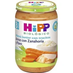 Tarrito de Arroz con Zanahoria y Pavo Bio 220g - Hipp