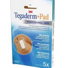 Tegaderm Pad Apósito Estéril 5 ud, 7,2 cm X 5 cm. - 3M