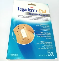 Tegaderm Pad Apósito Estéril 5 Unidades, 10 cm x 9 cm. - 3M