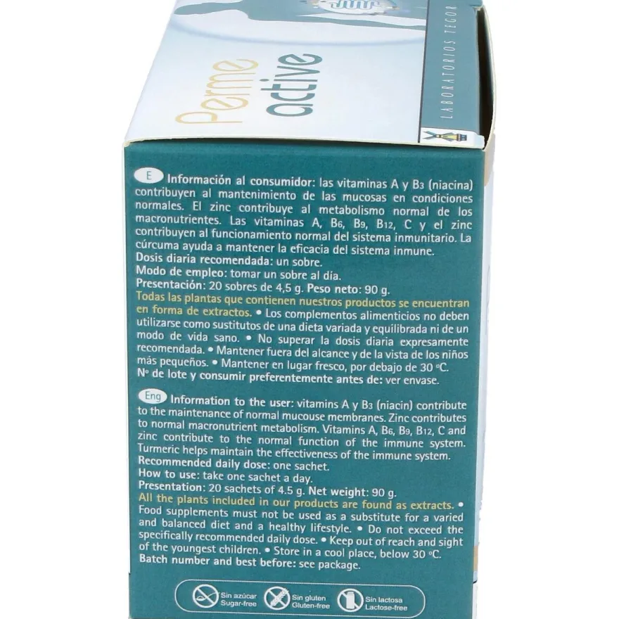 Tegor Perme Active 20Uds