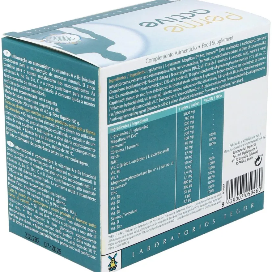 Tegor Perme Active 20Uds