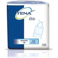 Tena Bib Babero Adulto Desechable Talla S/m, 150 Uds - Babero