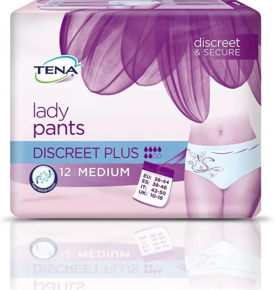 Tena Protective Underwear Plus - Braga Absorb Inc Orina (T - Med 12 U)
