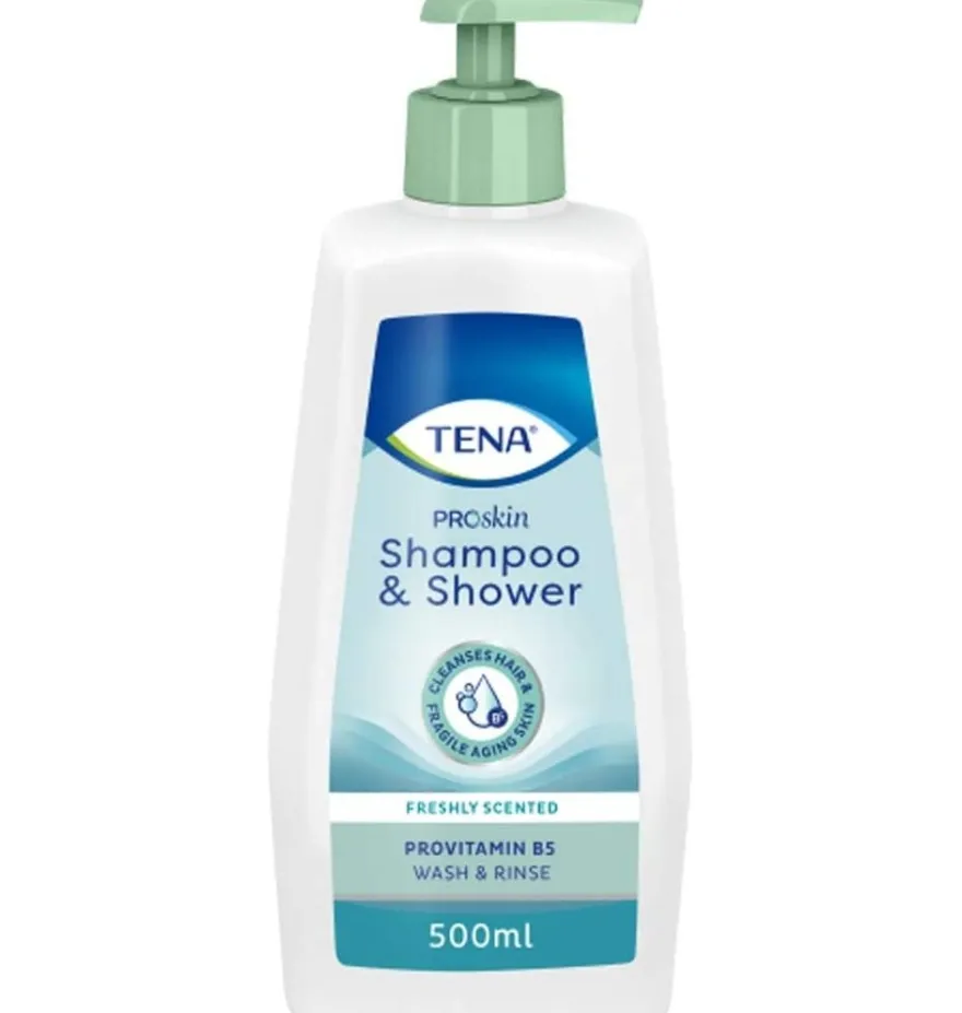 Tena Shampoo & Shower (1 Envase 500 Ml)