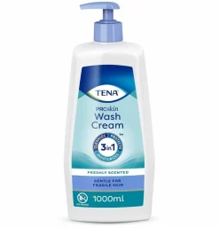 Tena Wash Cream Crema Limpiadora (1 Envase 1000 Ml)