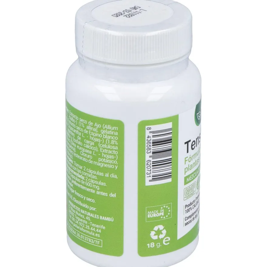 Tensiplus (Ajo+Espino Blanco) 500Mg. 30Cap