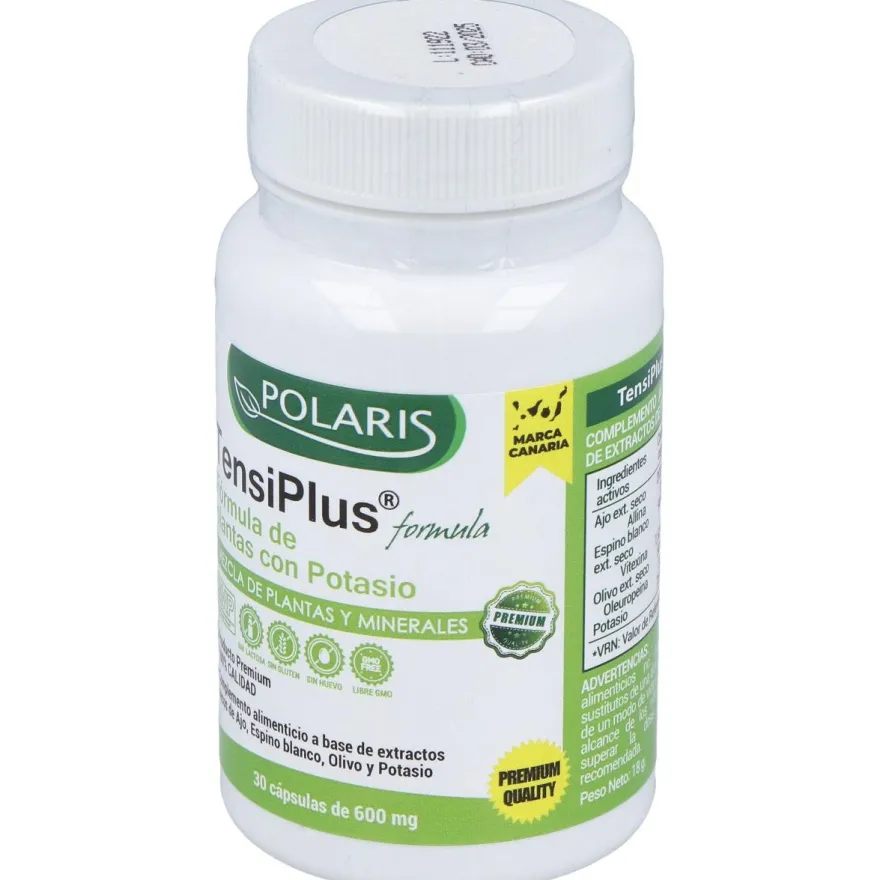 Tensiplus (Ajo+Espino Blanco) 500Mg. 30Cap