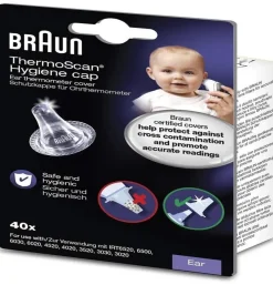 Termometro de Oido Infrarrojos - Braun Thermoscan Protector Lf40 (40 Prot) - Silver Sanz
