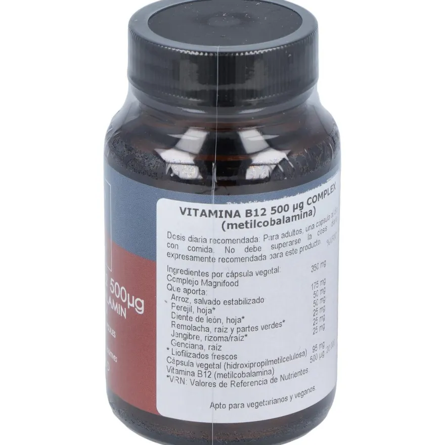 Terranova Vitamina B12 500 Ui Complex (Metilcobalamina) 50 Cápsulas