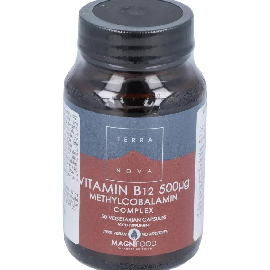 Terranova Vitamina B12 500 Ui Complex (Metilcobalamina) 50 Cápsulas