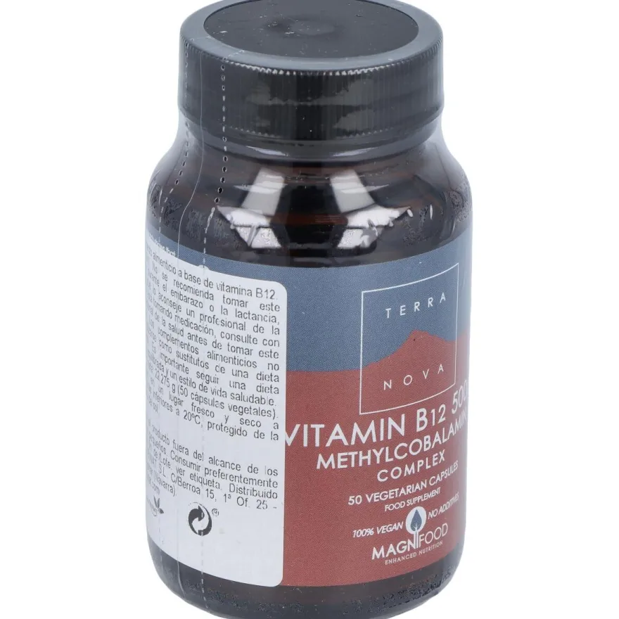 Terranova Vitamina B12 500 Ui Complex (Metilcobalamina) 50 Cápsulas