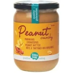 Terrasana Crema De Cacahuete Con Trozos De Cacahuete 500G