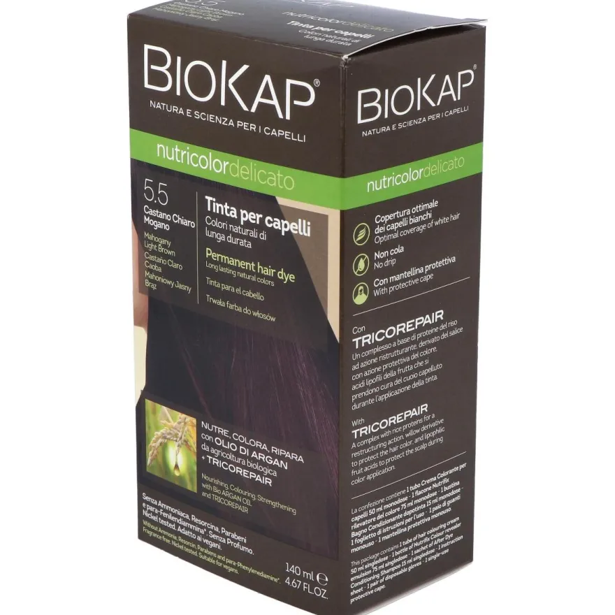 Tinte Castaño Claro Caoba 140Ml 5.5 Delicato