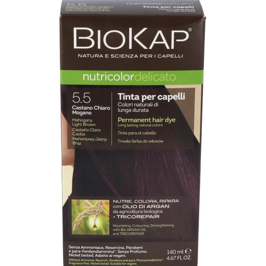 Tinte Castaño Claro Caoba 140Ml 5.5 Delicato