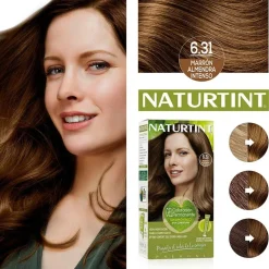 Tinte de Cabello 6.31 Marron Almendra Intenso 1ud - Naturtint