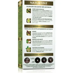 Tinte de Cabello 4.35 Marron Capuchino Intenso 1ud - Naturtint