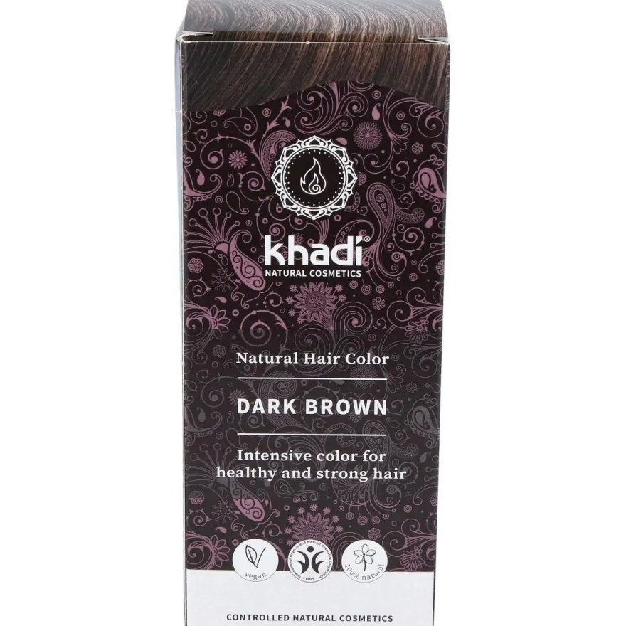 Tinte Herbal Color Castaño Oscuro 100gr. 2 - Khadi