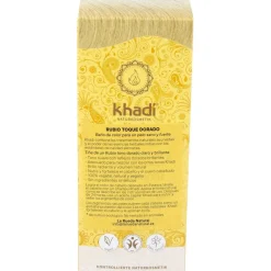 Tinte Herbal Color Rubio Toque Dorado 100gr - Khadi