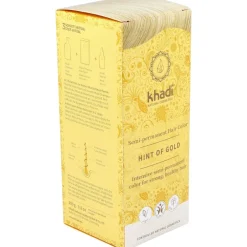 Tinte Herbal Color Rubio Toque Dorado 100gr - Khadi