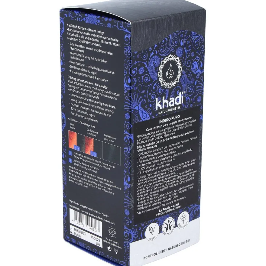 Tinte Indigo Natural Polvo 100g - Khadi