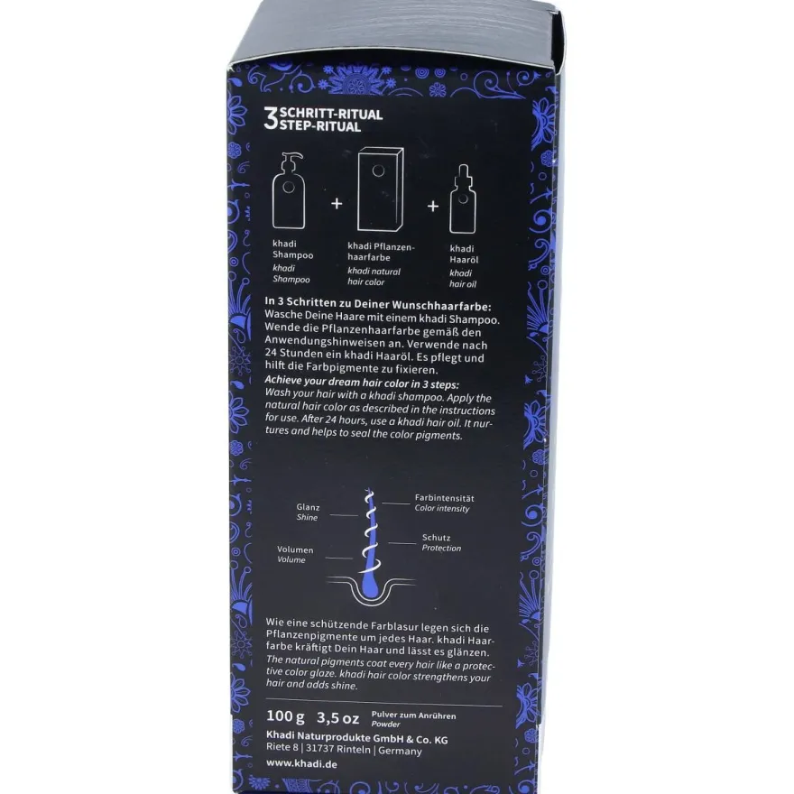 Tinte Indigo Natural Polvo 100g - Khadi