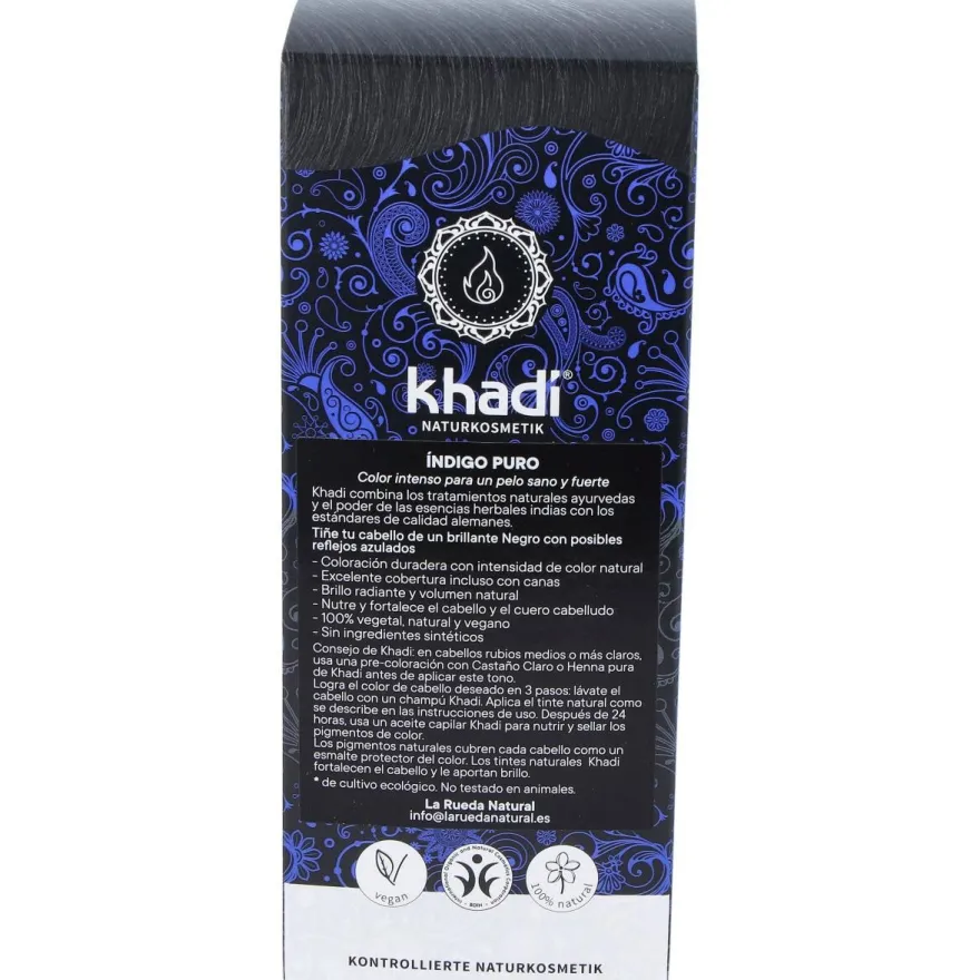 Tinte Indigo Natural Polvo 100g - Khadi