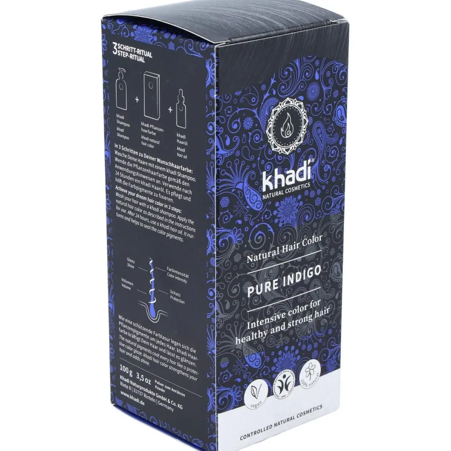 Tinte Indigo Natural Polvo 100g - Khadi