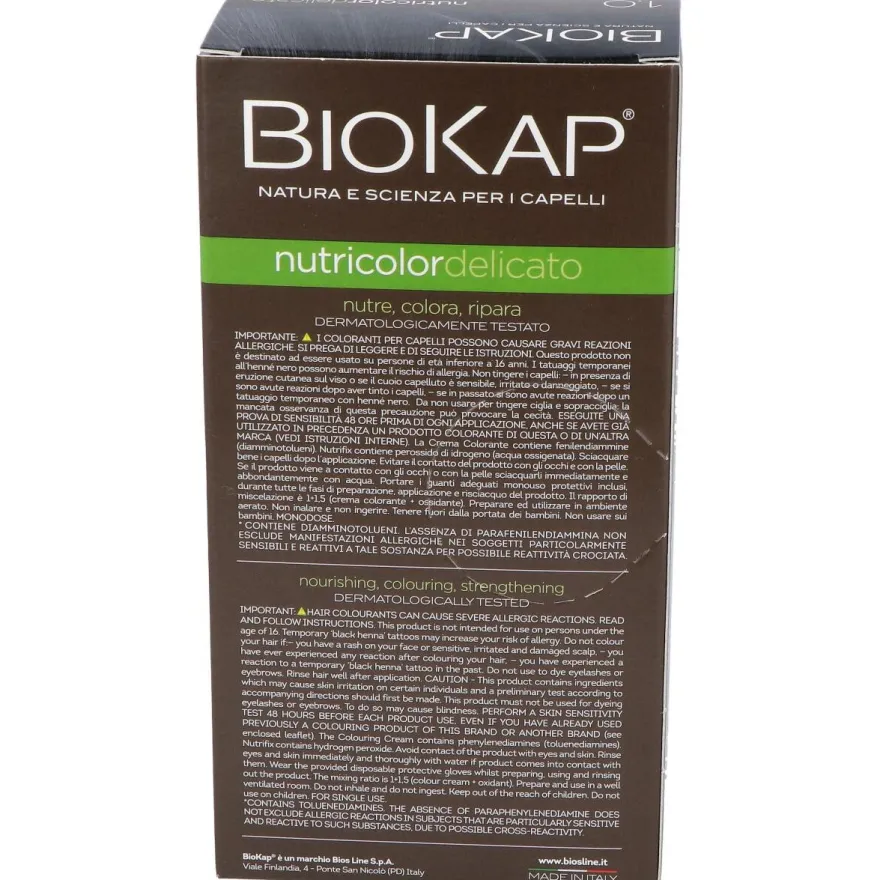 Tinte Natural Black 140Ml Negro 1.0 Delicato