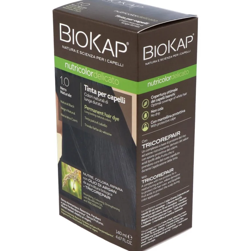 Tinte Natural Black 140Ml Negro 1.0 Delicato