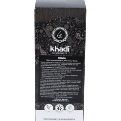Tinte Negro Herbal 100% Vegeta 100g - Khadi