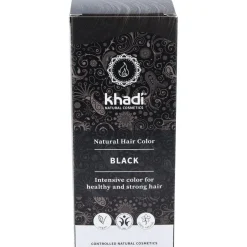 Tinte Negro Herbal 100% Vegeta 100g - Khadi
