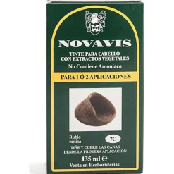 Tinte Novavis 7C Rubio Ceniza 120Ml.