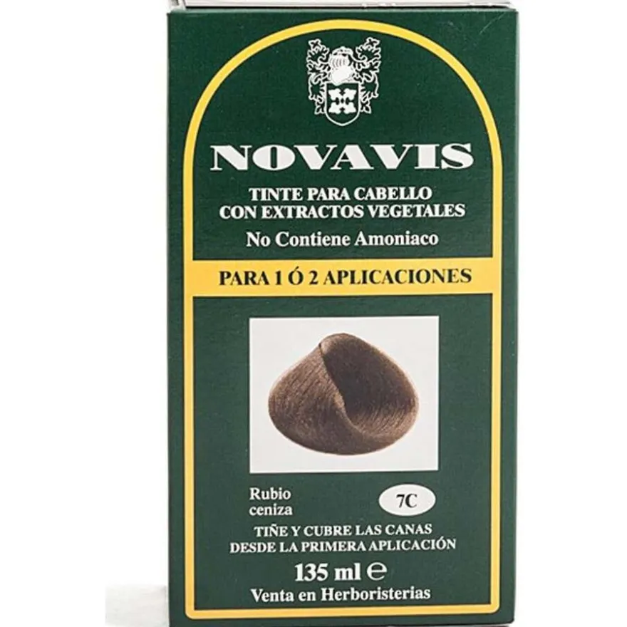 Tinte Novavis 7C Rubio Ceniza 120Ml.