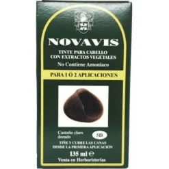 Tinte Novavis 5D Castaño Claro Dorado 120Ml.