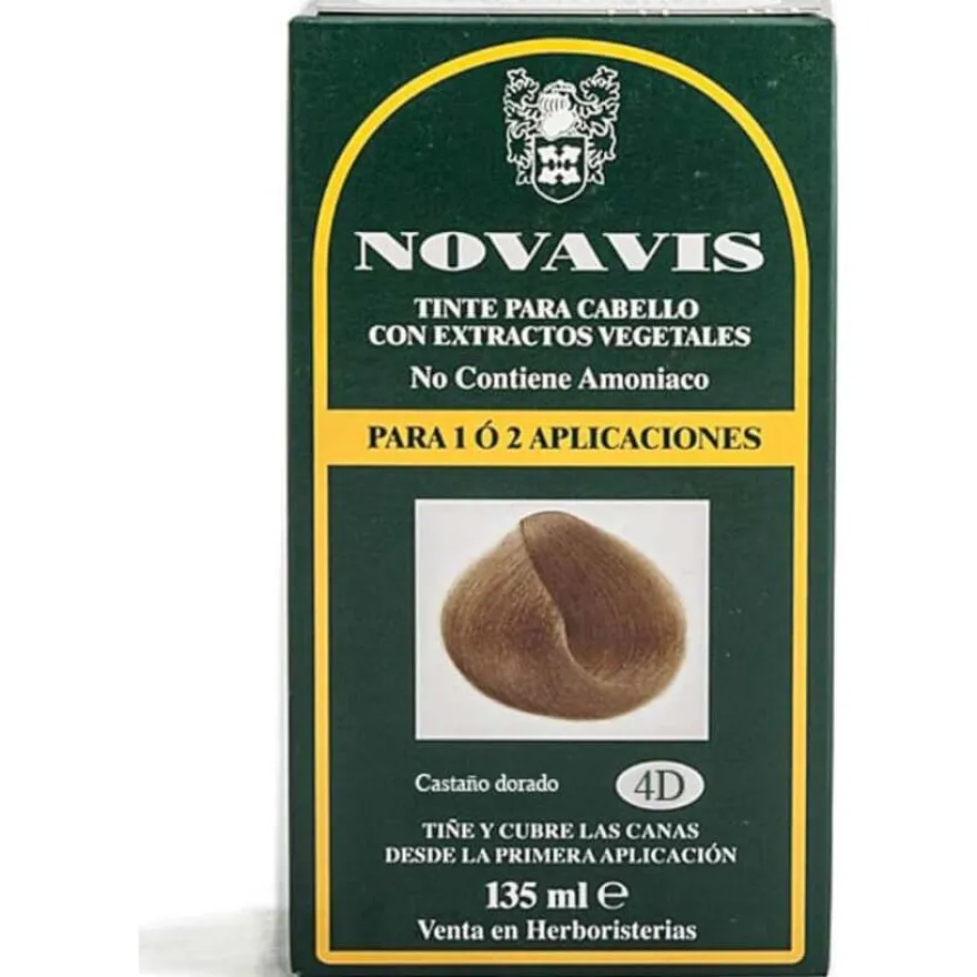 Tinte Novavis 4D Castaño Dorado 120Ml.