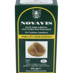 Tinte Novavis 8N Rubio Claro 120Ml.