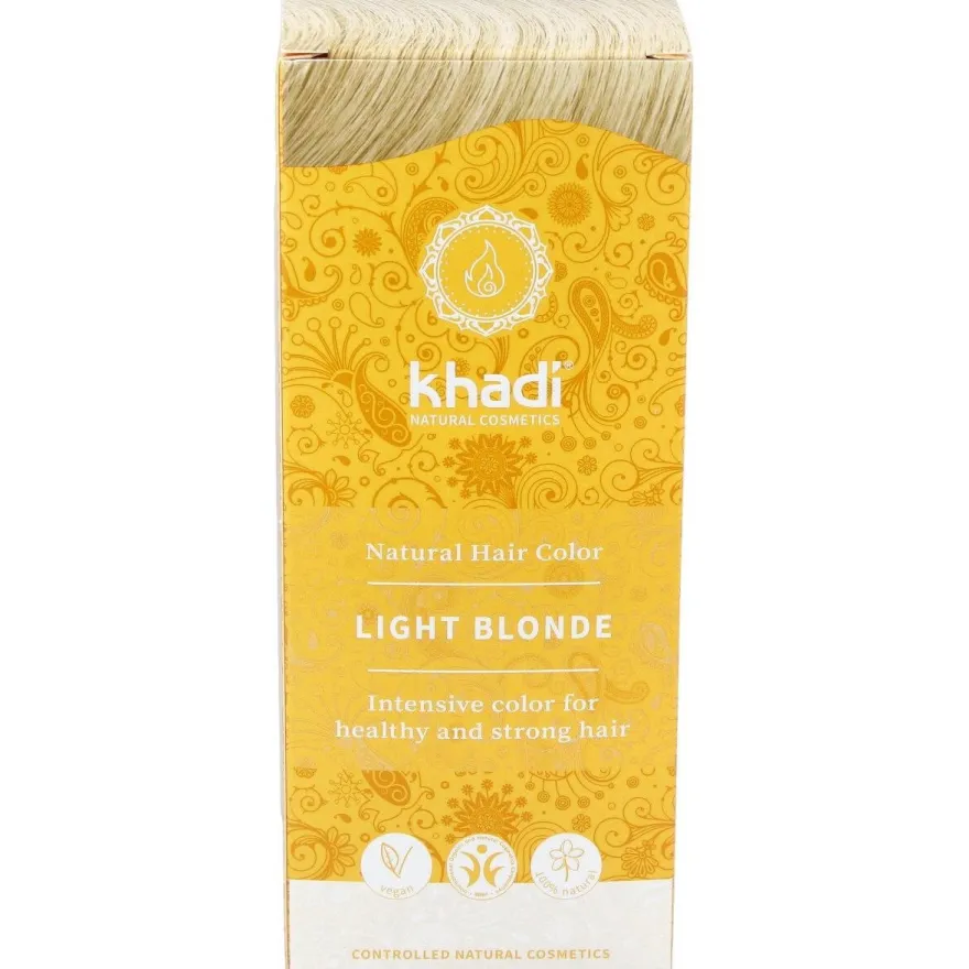 Tinte Rubio Claro 100% Vegetal 100g - Khadi