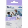Tiritas Soft Silicone - Aposito Adhesivo (6 u X (25 X 72 Mm) + 2 u X (40 X 60 Mm)) - Laboratorios Hartmann