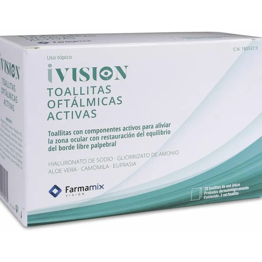 20 Toallitas Activas Farmamix - Ivision