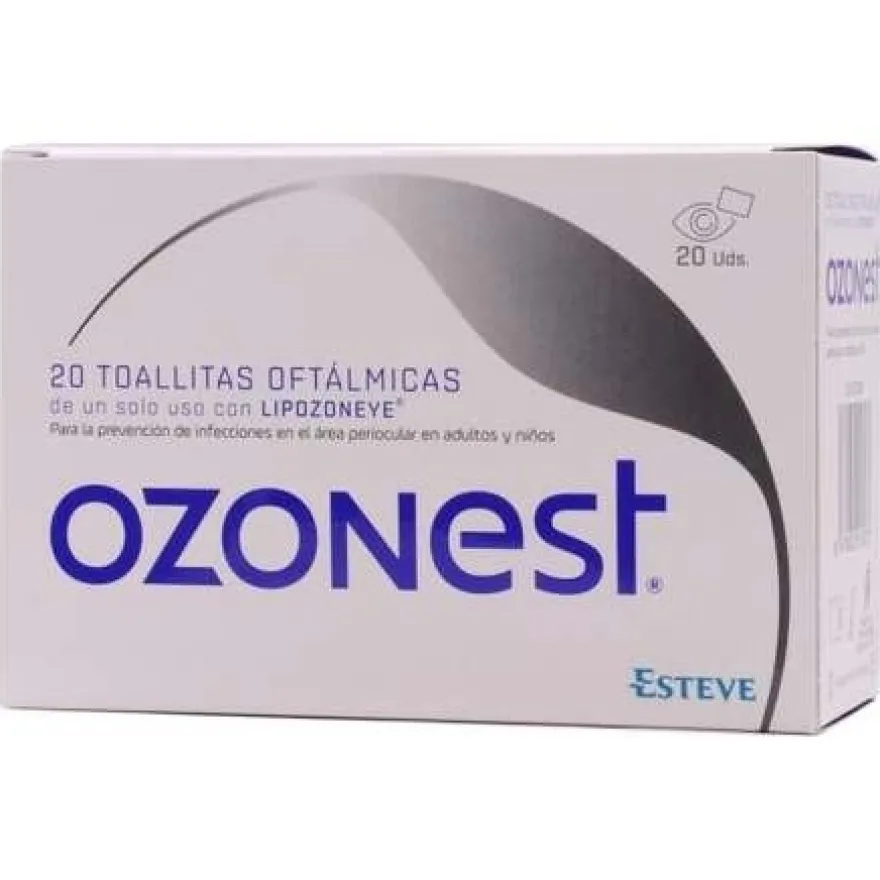 Toallitas Oftálmicas, 20 Unidades - Ozonest
