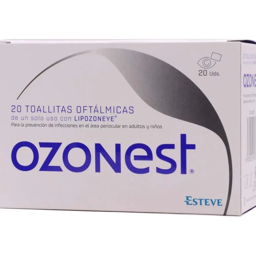 Toallitas Oftálmicas, 20 Unidades - Ozonest