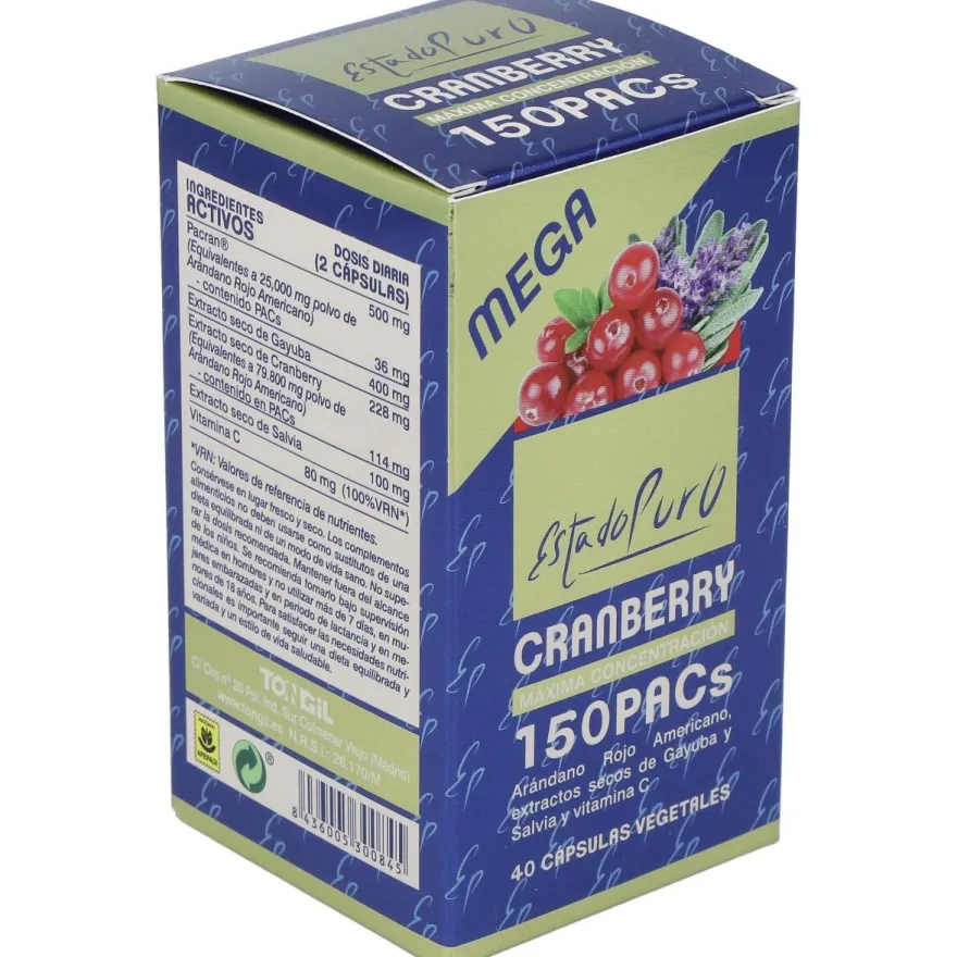 Tongil Estado Puro Cranberry Mega 150Pacs 40Caps