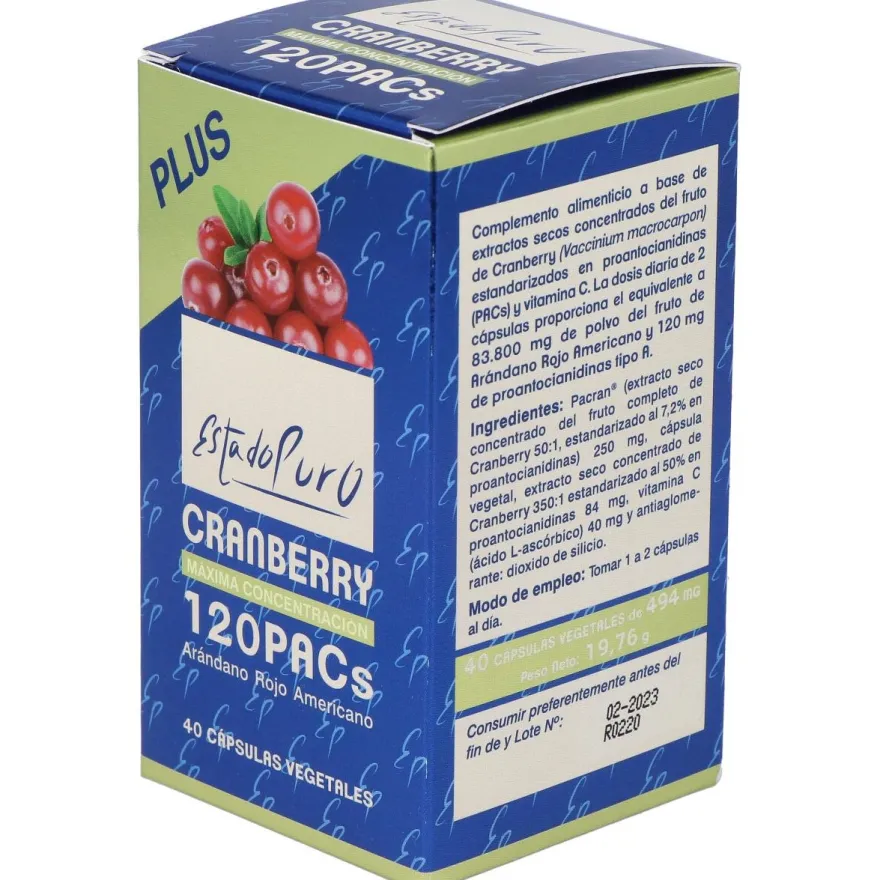 Tongil Estado Puro Cranberry 120 Pacs 40Caps
