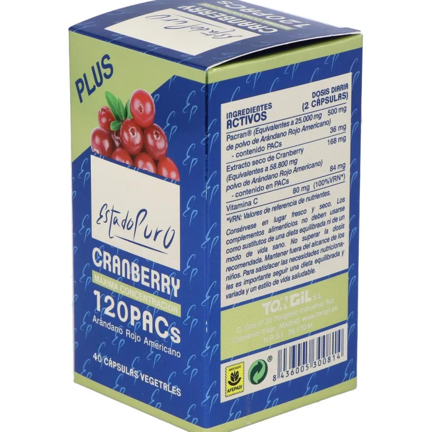 Tongil Estado Puro Cranberry 120 Pacs 40Caps