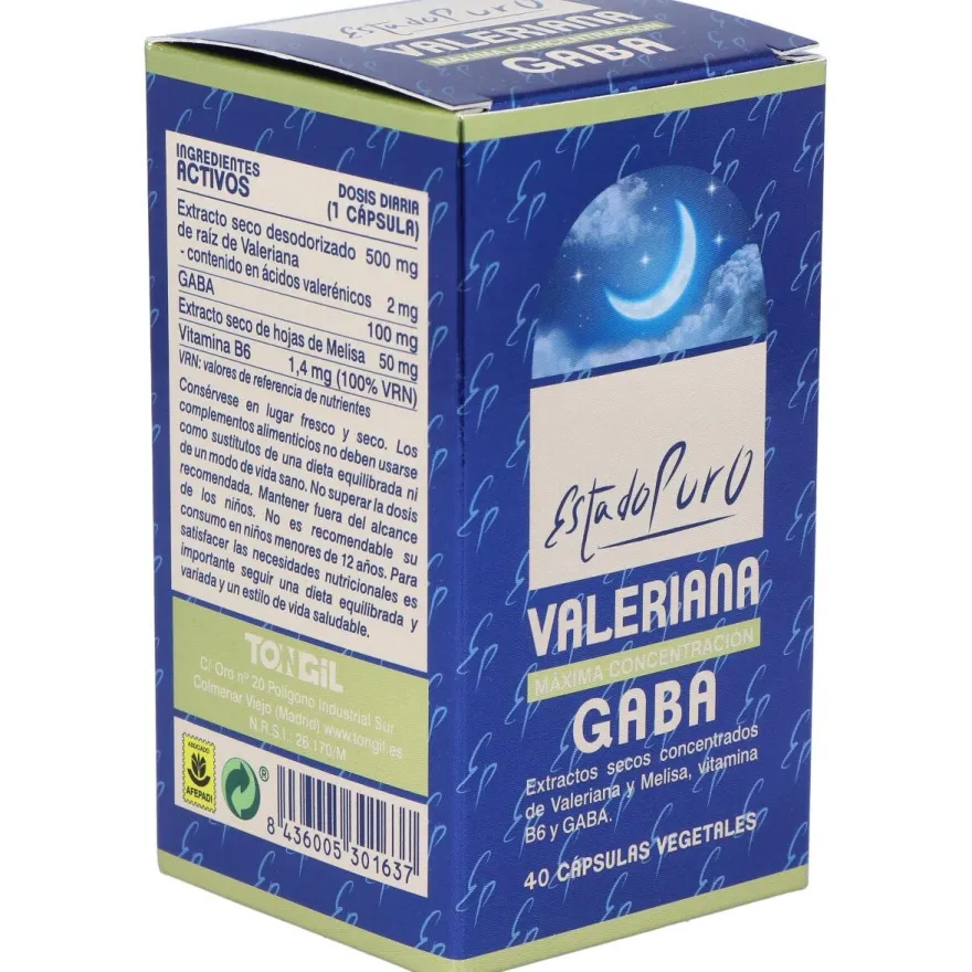 Tongil Estado Puro Valeriana Gaba 40Caps