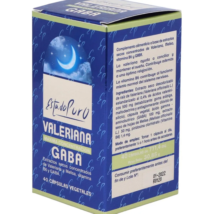 Tongil Estado Puro Valeriana Gaba 40Caps