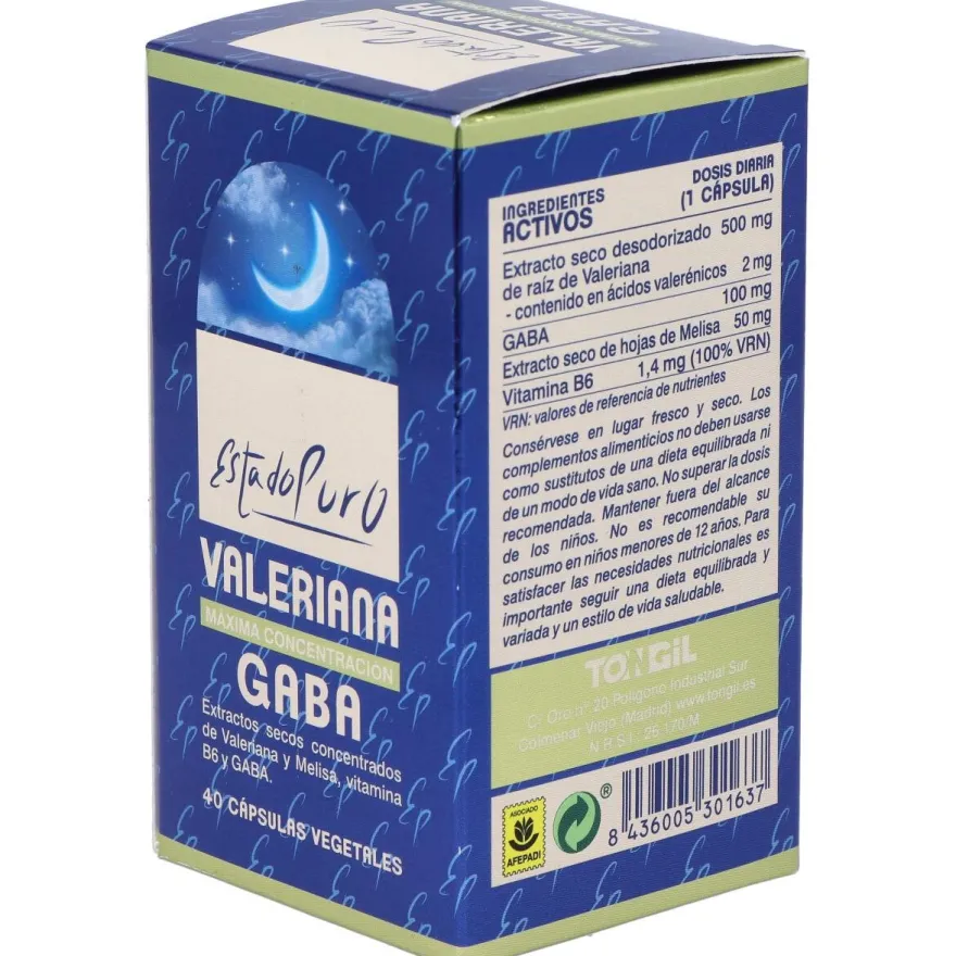 Tongil Estado Puro Valeriana Gaba 40Caps